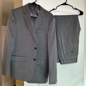 JF GRAY SUIT JACKET AND PANTS - 42Slim / 34x30